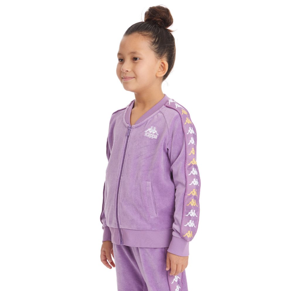 Kappa 222 Banda Benettin Track Jackets Purple Lavender | GW7963510