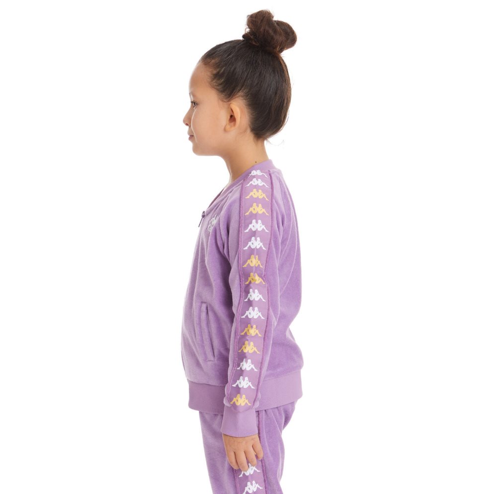 Kappa 222 Banda Benettin Track Jackets Purple Lavender | GW7963510