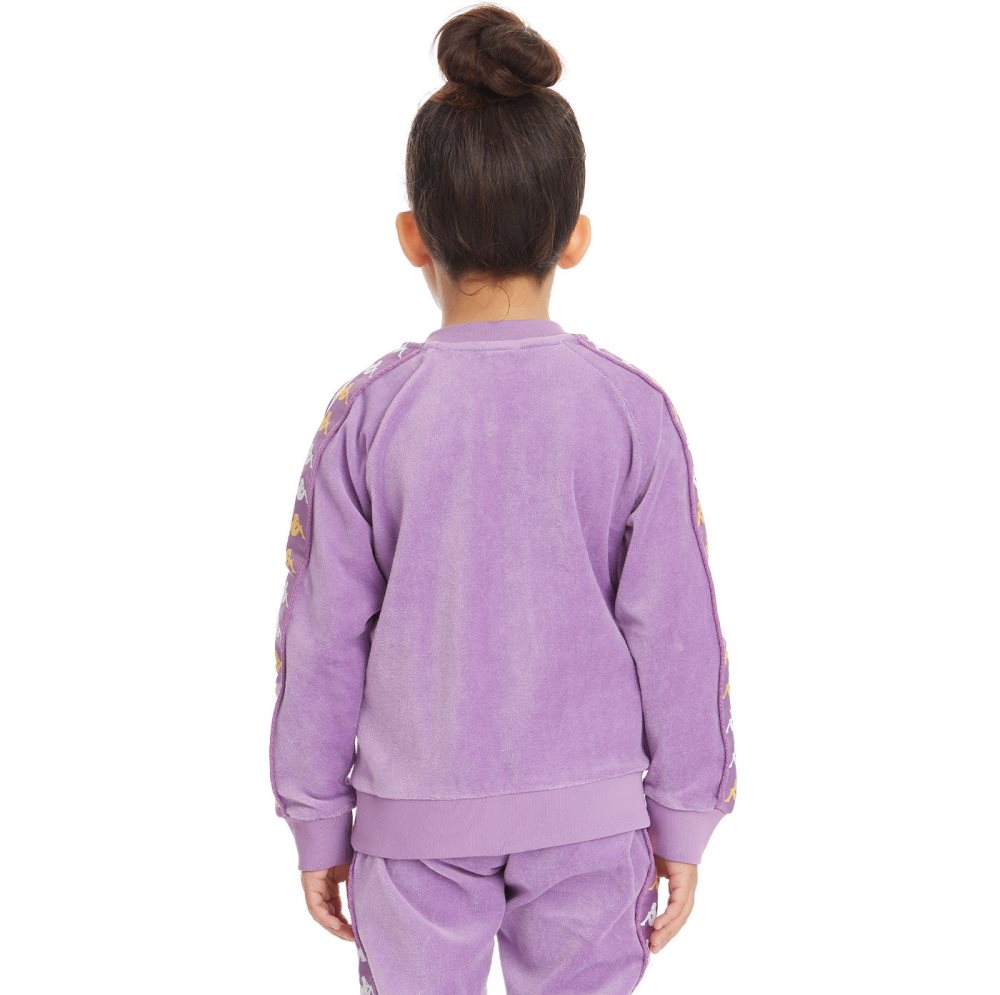 Kappa 222 Banda Benettin Track Jackets Purple Lavender | GW7963510