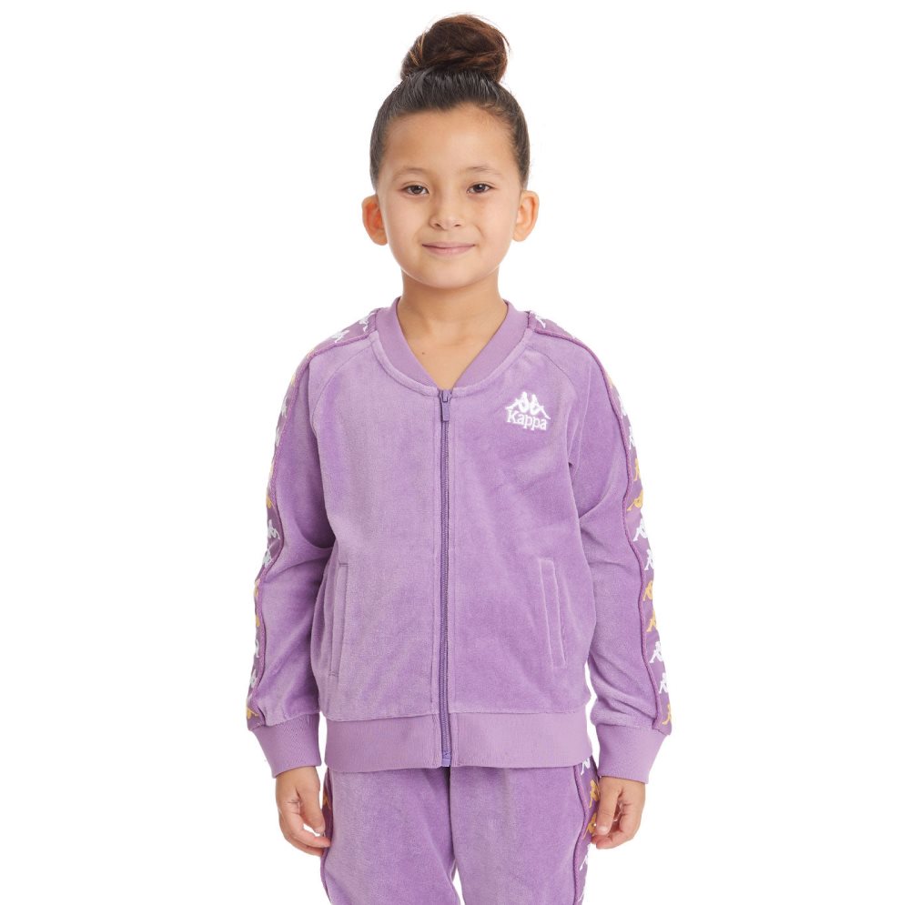Kappa 222 Banda Benettin Track Jackets Purple Lavender | GW7963510