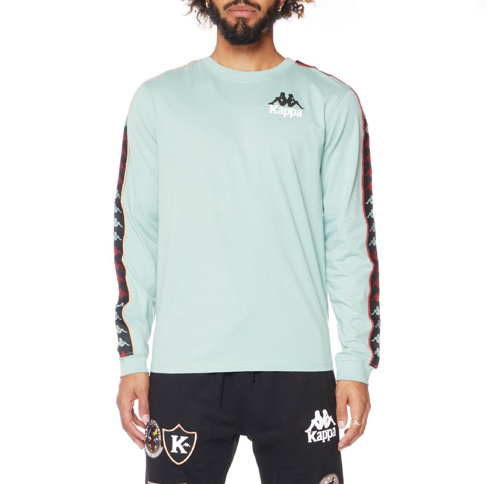 Kappa 222 Banda Bones T Shirts Olive | OM6871450