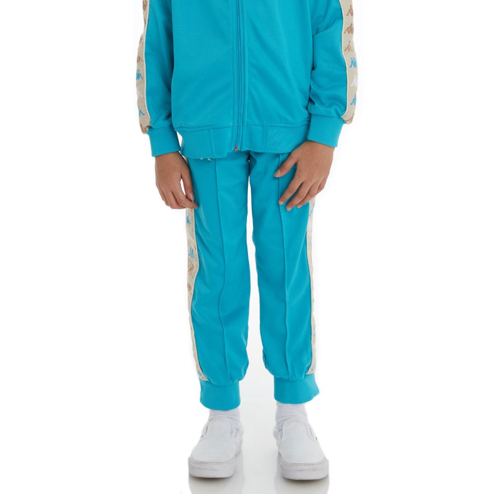 Kappa 222 Banda Deky 2 Track Pants Light Turquoise | HA5947203