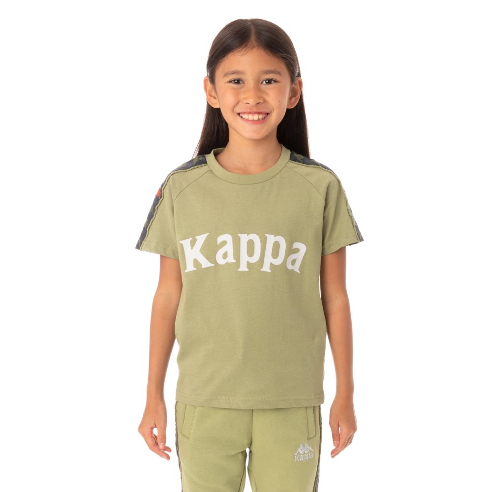Kappa 222 Banda Deto T Shirts Green | AU9041375