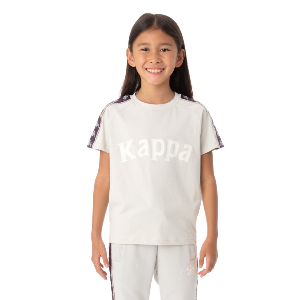 Kappa 222 Banda Deto T Shirts Grey Silver | VQ4135206