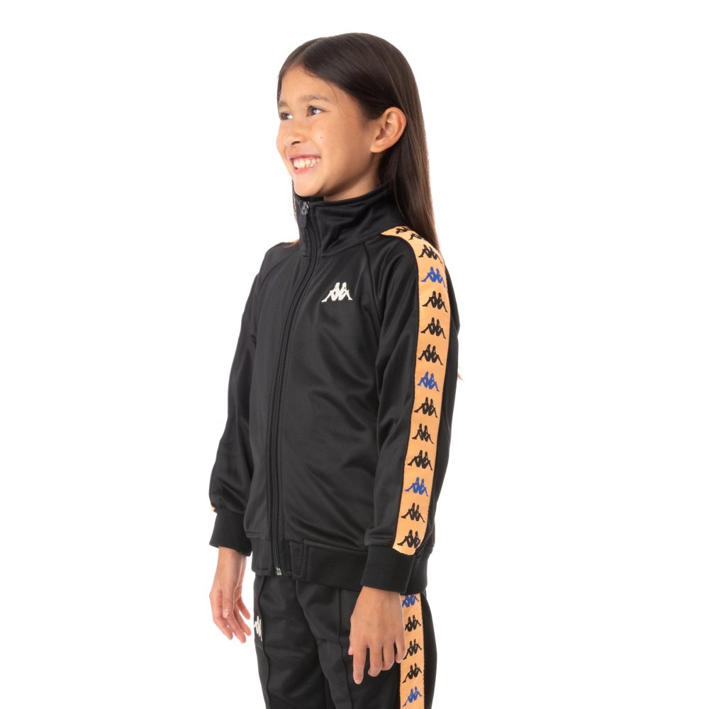 Kappa 222 Banda Dullo Track Jackets Black | TI4578916