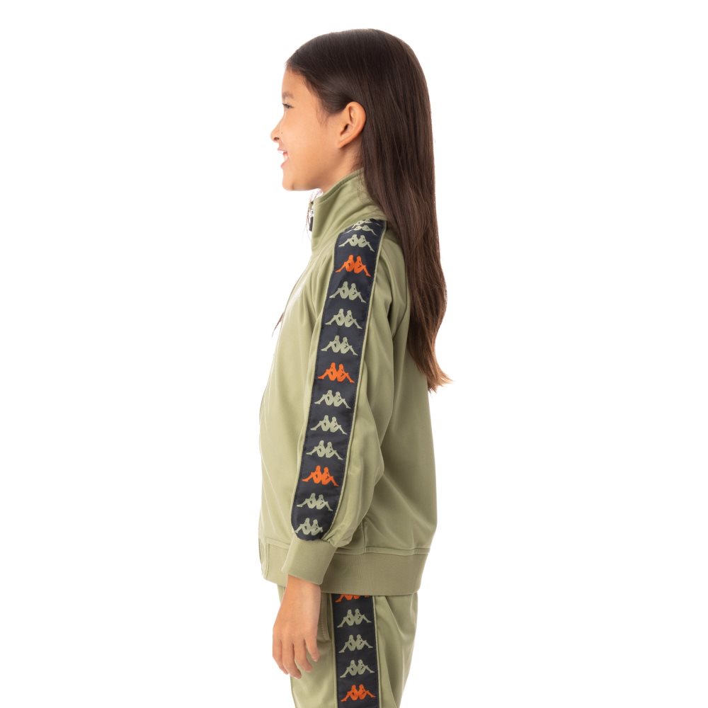 Kappa 222 Banda Dullo Track Jackets Green | DE6750841