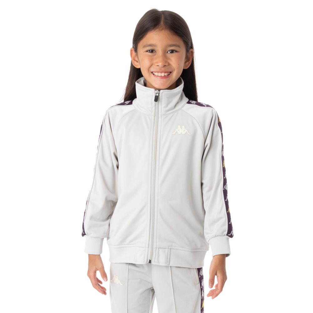 Kappa 222 Banda Dullo Track Jackets Grey Silver | CL7145980