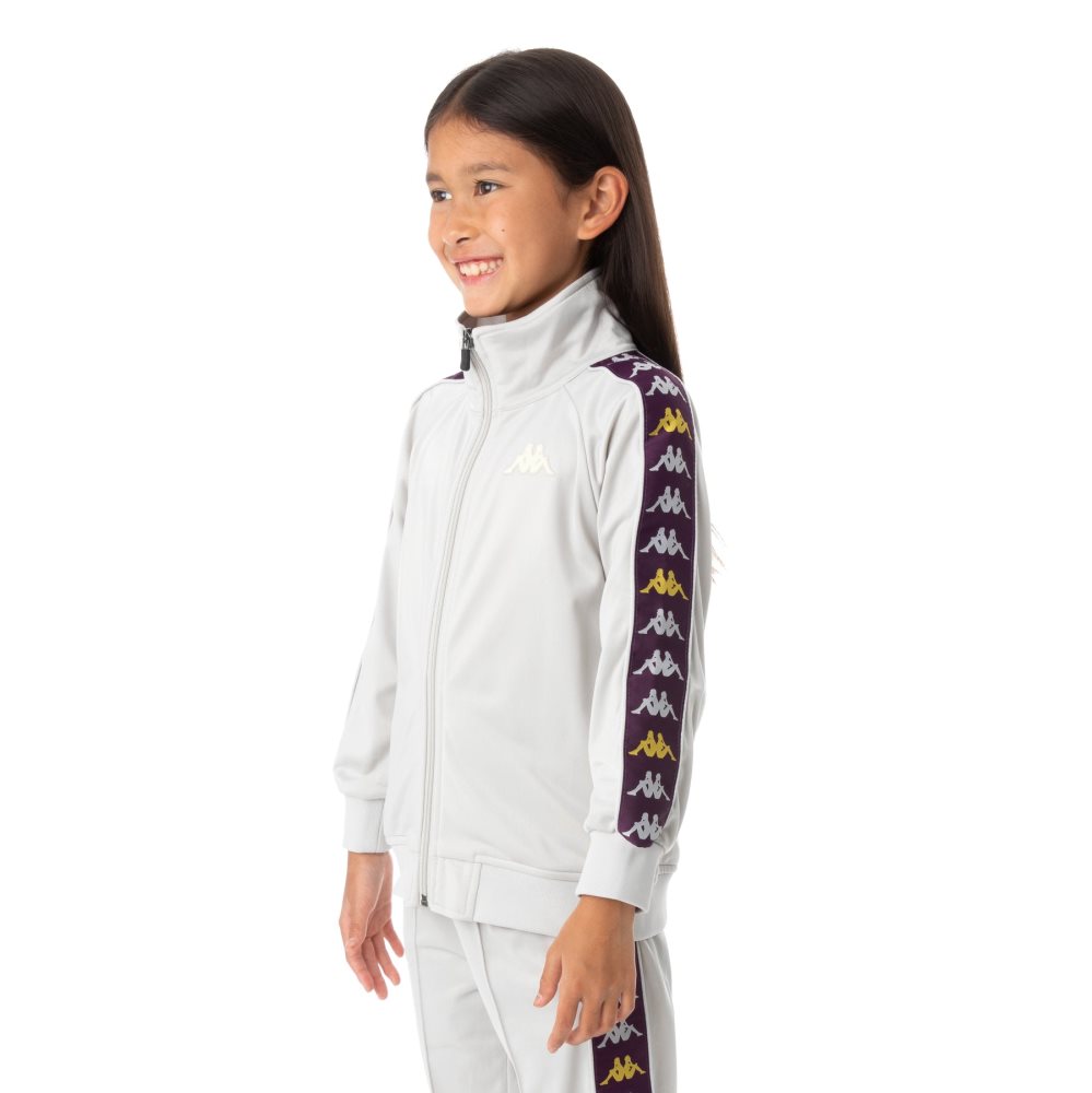 Kappa 222 Banda Dullo Track Jackets Grey Silver | XT5792341