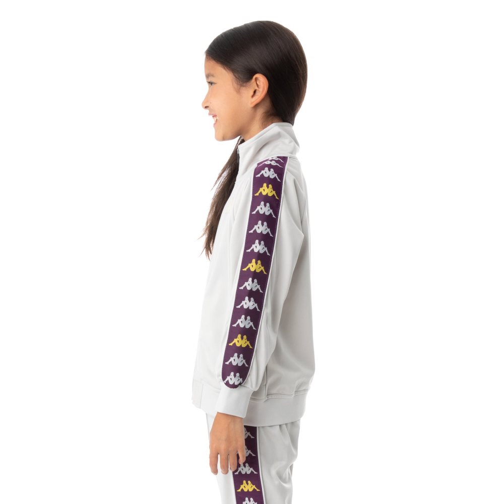 Kappa 222 Banda Dullo Track Jackets Grey Silver | XT5792341