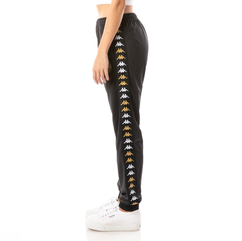 Kappa 222 Banda Flippers Fongel Track Pants Black | GC6435208