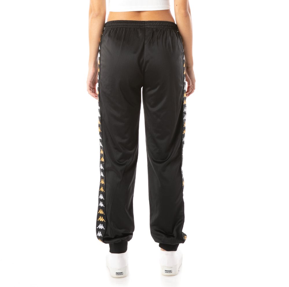 Kappa 222 Banda Flippers Fongel Track Pants Black | GC6435208