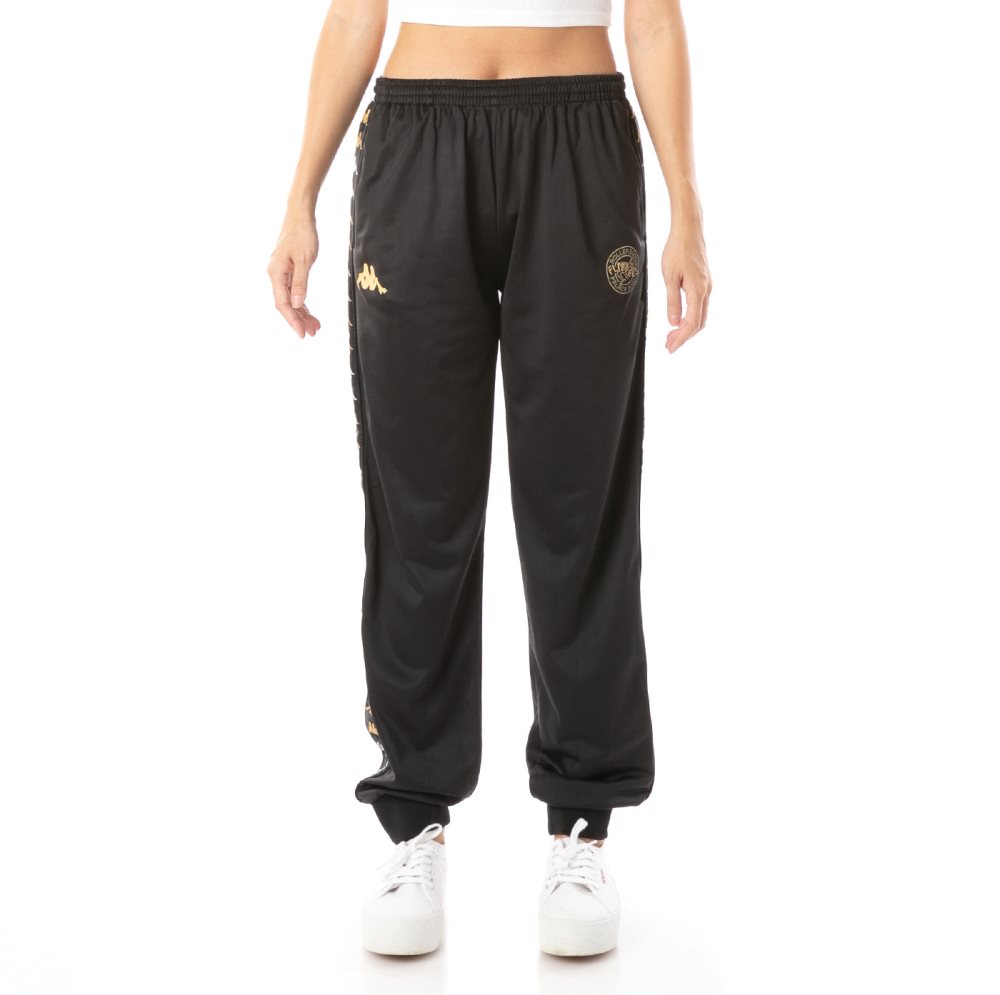 Kappa 222 Banda Flippers Fongel Track Pants Black | GC6435208