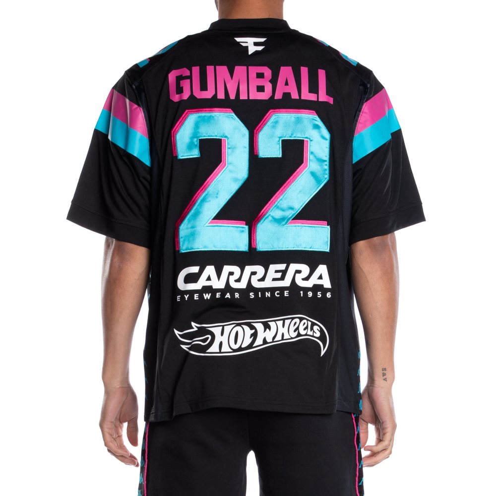 Kappa 222 Banda Gumball Glend Football Jersey Black | IG3708629