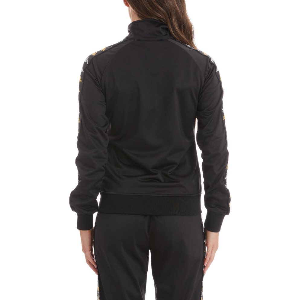 Kappa 222 Banda Hatillo Track Jackets Black | ND4589672