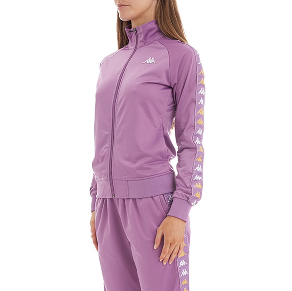 Kappa 222 Banda Hatillo Track Jackets Purple Lavender | XB6142953