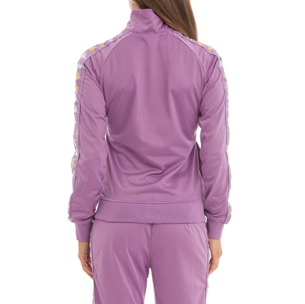 Kappa 222 Banda Hatillo Track Jackets Purple Lavender | XB6142953