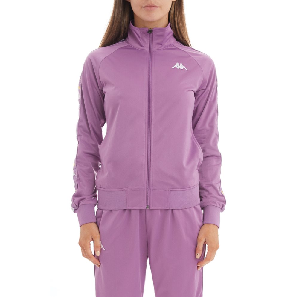 Kappa 222 Banda Hatillo Track Jackets Purple Lavender | XB6142953
