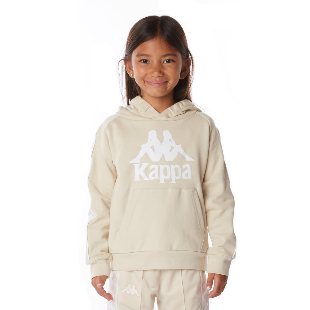 Kappa 222 Banda Hurtado 2 Hoodie Beige | WR1458793