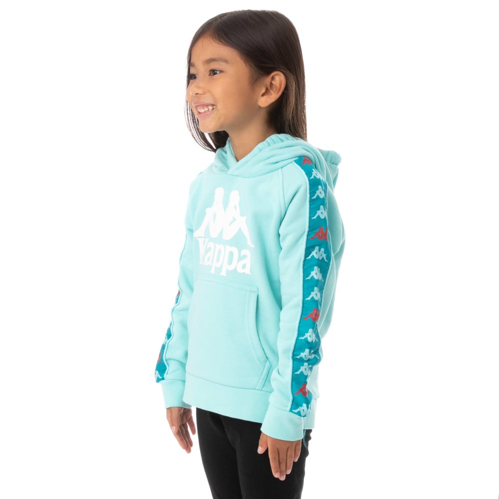 Kappa 222 Banda Hurtado 3 Hoodie Peacock | JG3409816