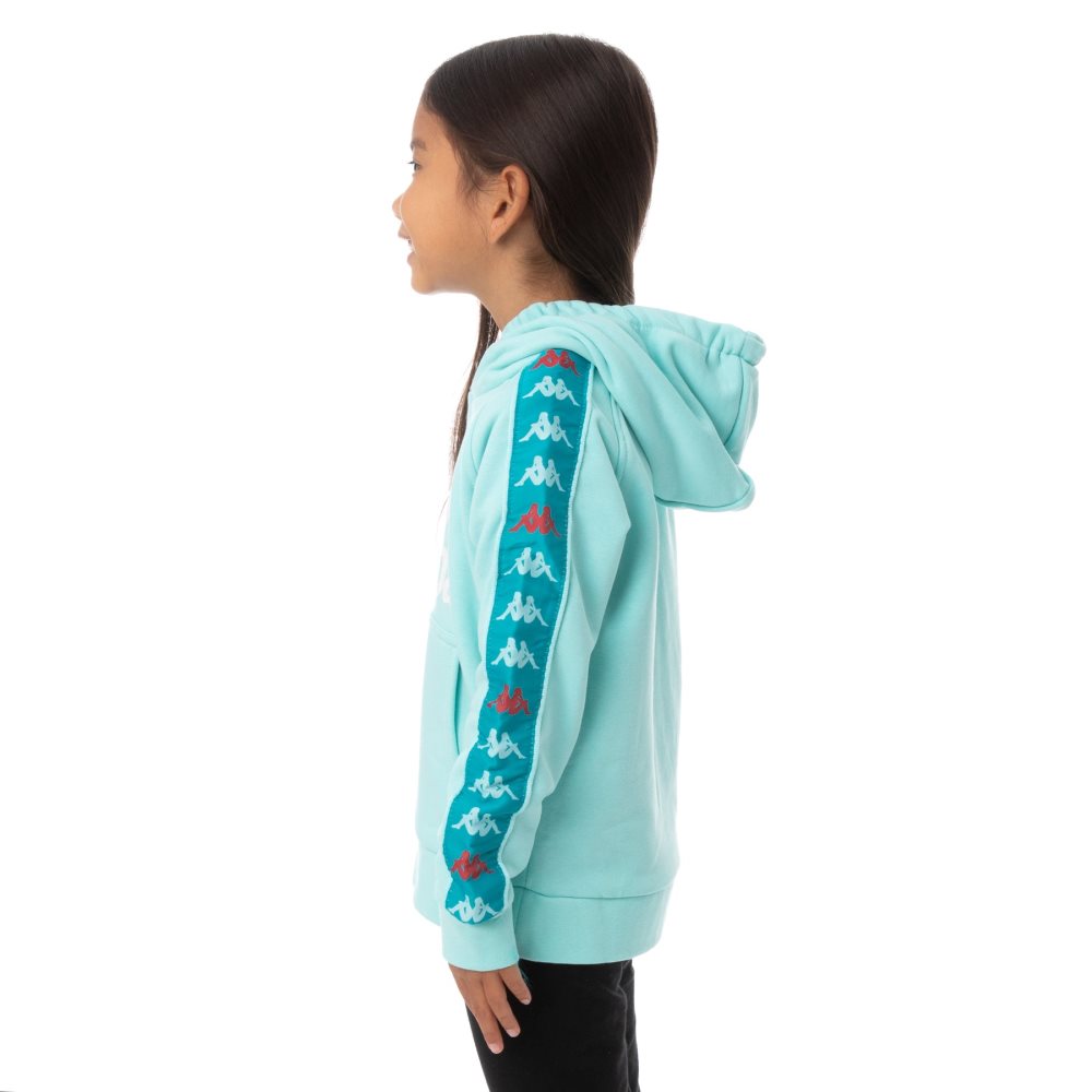 Kappa 222 Banda Hurtado 3 Hoodie Peacock | JG3409816