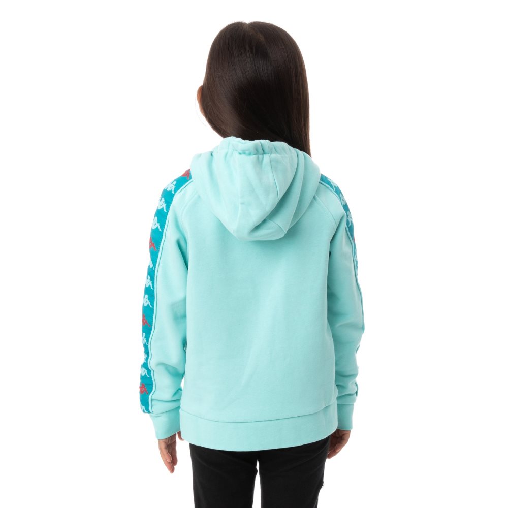 Kappa 222 Banda Hurtado 3 Hoodie Peacock | JG3409816