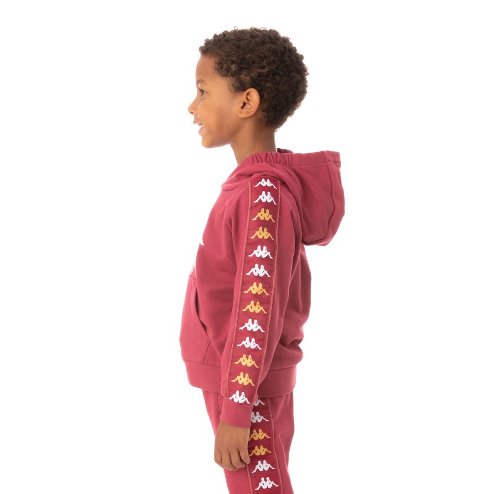 Kappa 222 Banda Hurtadon Hoodie Burgundy | CD4289065