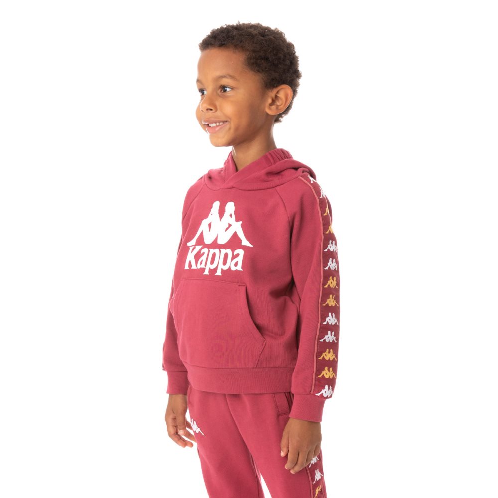 Kappa 222 Banda Hurtadon Hoodie Burgundy | CD4289065