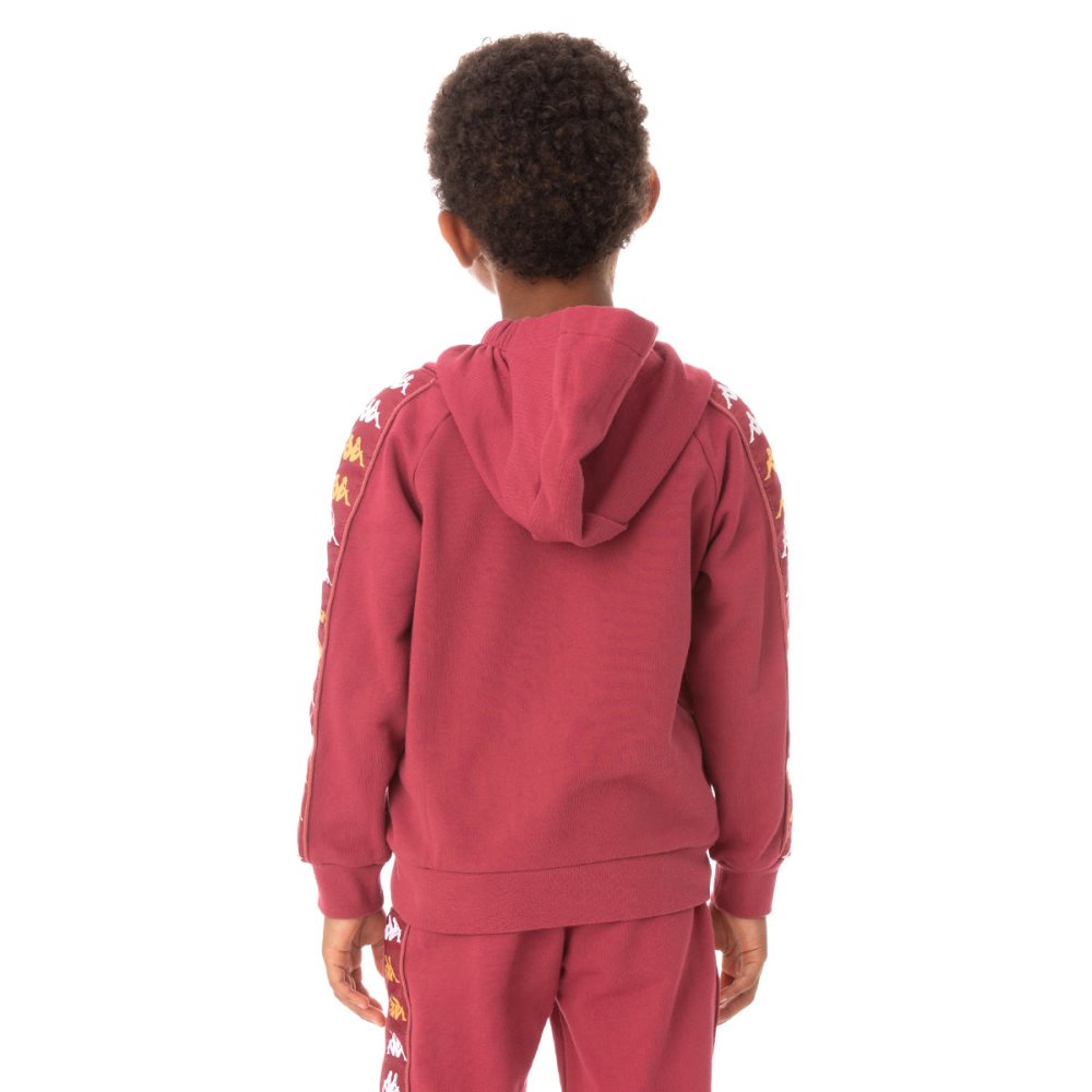 Kappa 222 Banda Hurtadon Hoodie Burgundy | CD4289065