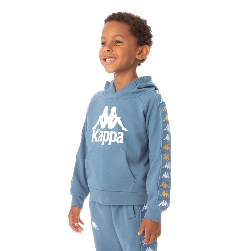 Kappa 222 Banda Hurtadon Hoodie Light Blue | DA7356914