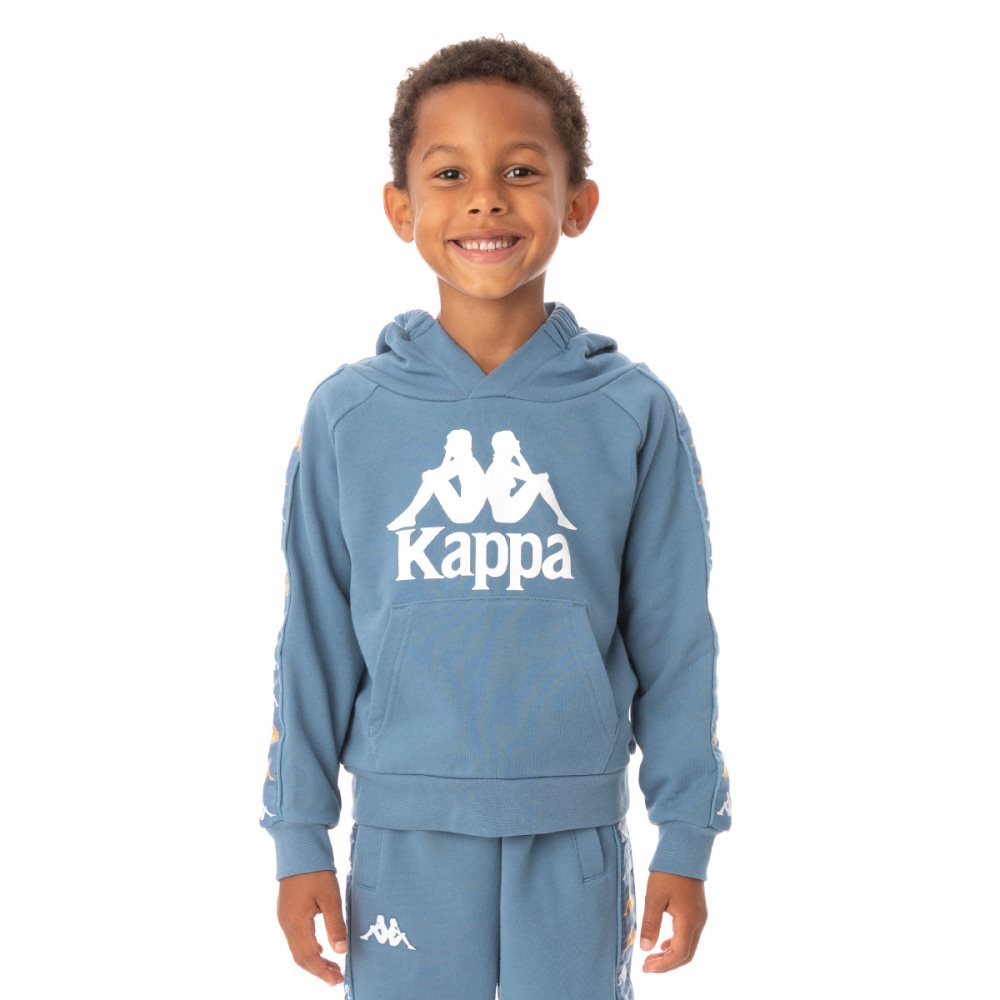 Kappa 222 Banda Hurtadon Hoodie Light Blue | DA7356914