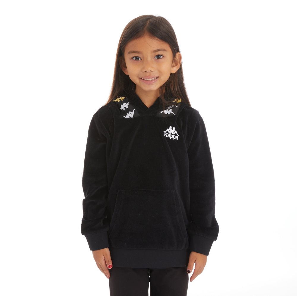Kappa 222 Banda Loredo Hoodie Black | GT7250698