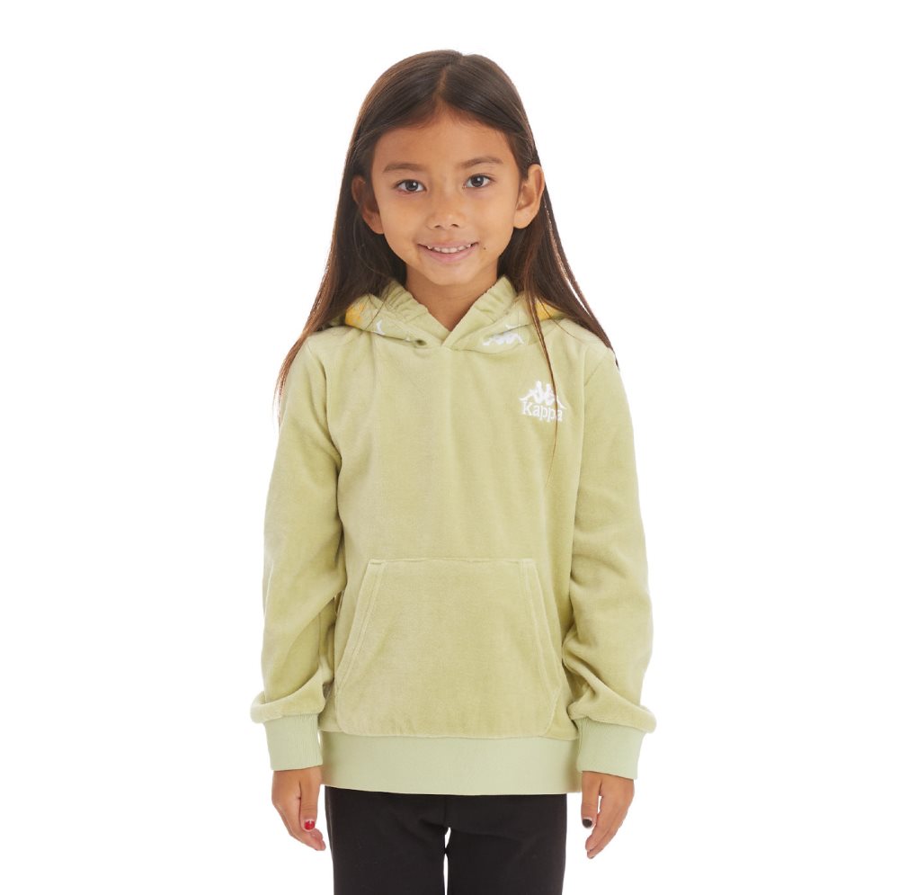 Kappa 222 Banda Loredo Hoodie Green Olive | LB6039817