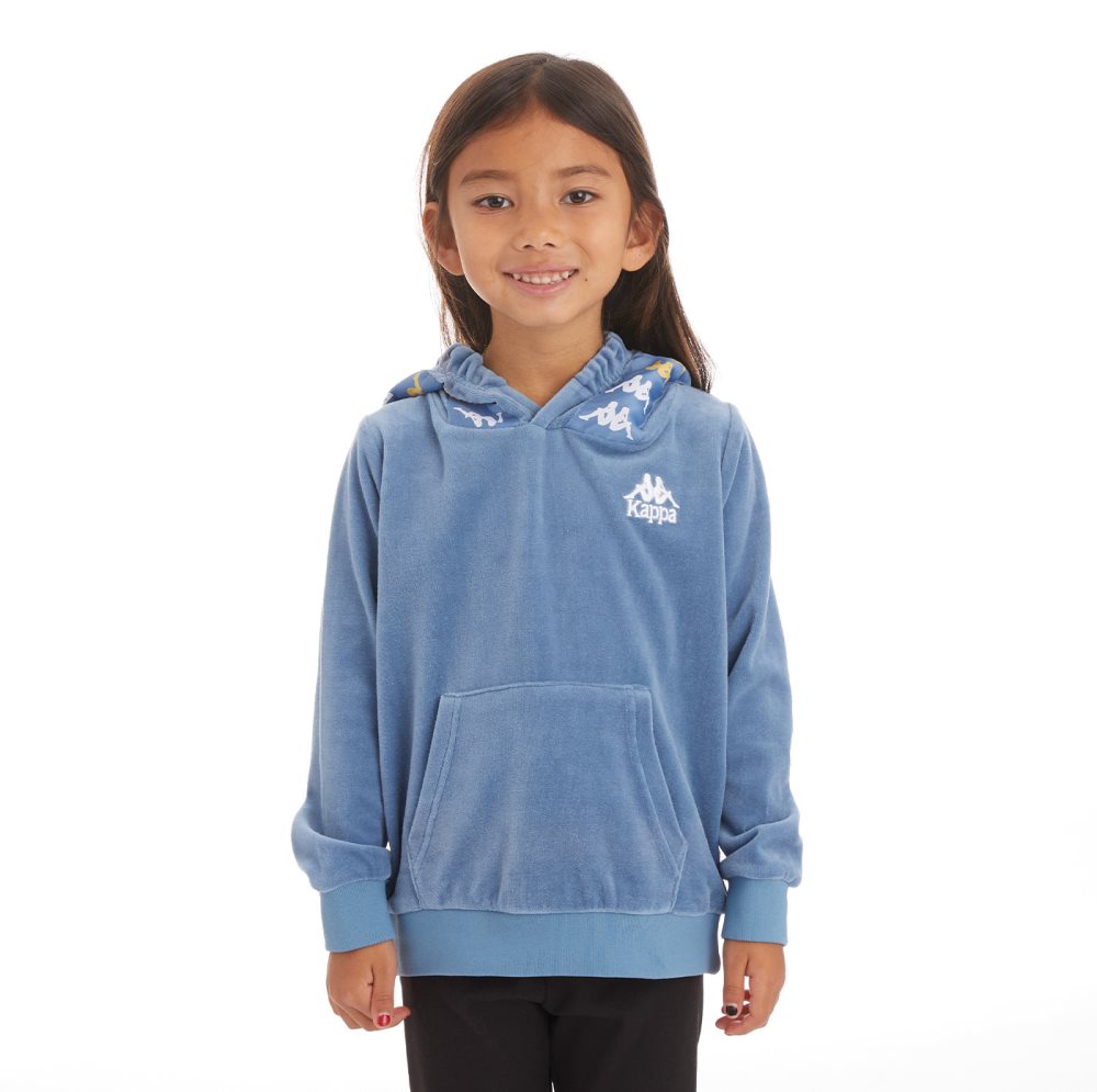 Kappa 222 Banda Loredo Hoodie Light Blue | OW7265908