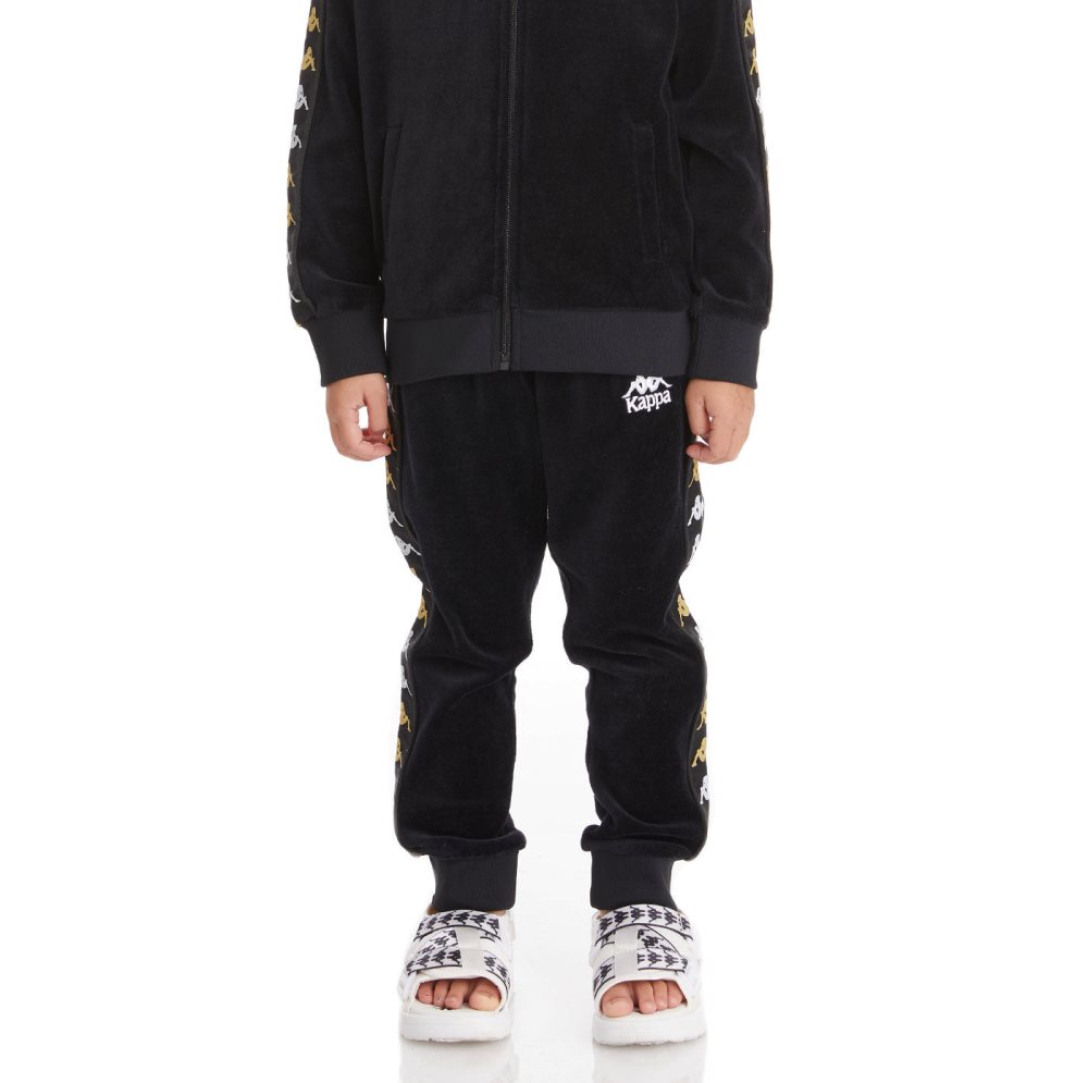 Kappa 222 Banda Lorence Track Pants Black | SZ5921360