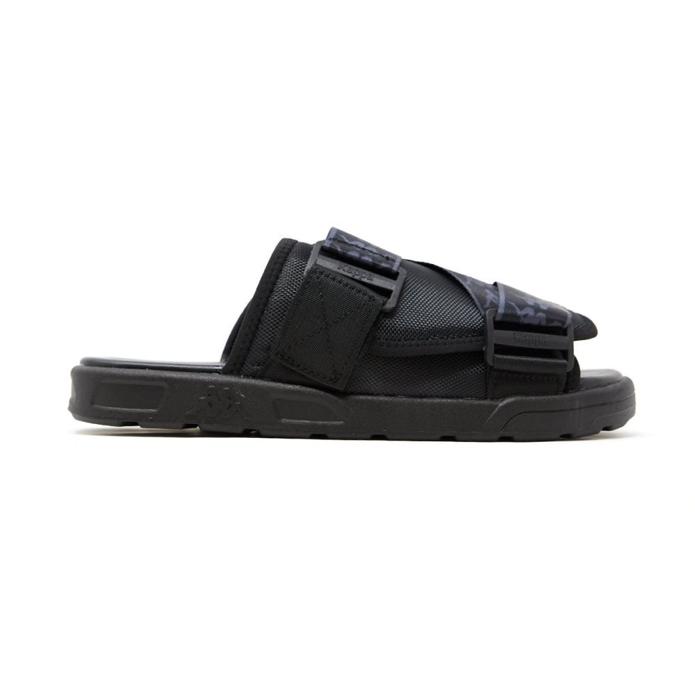 Kappa 222 Banda Mitel 1 Sandals Black Grey | EF5978062