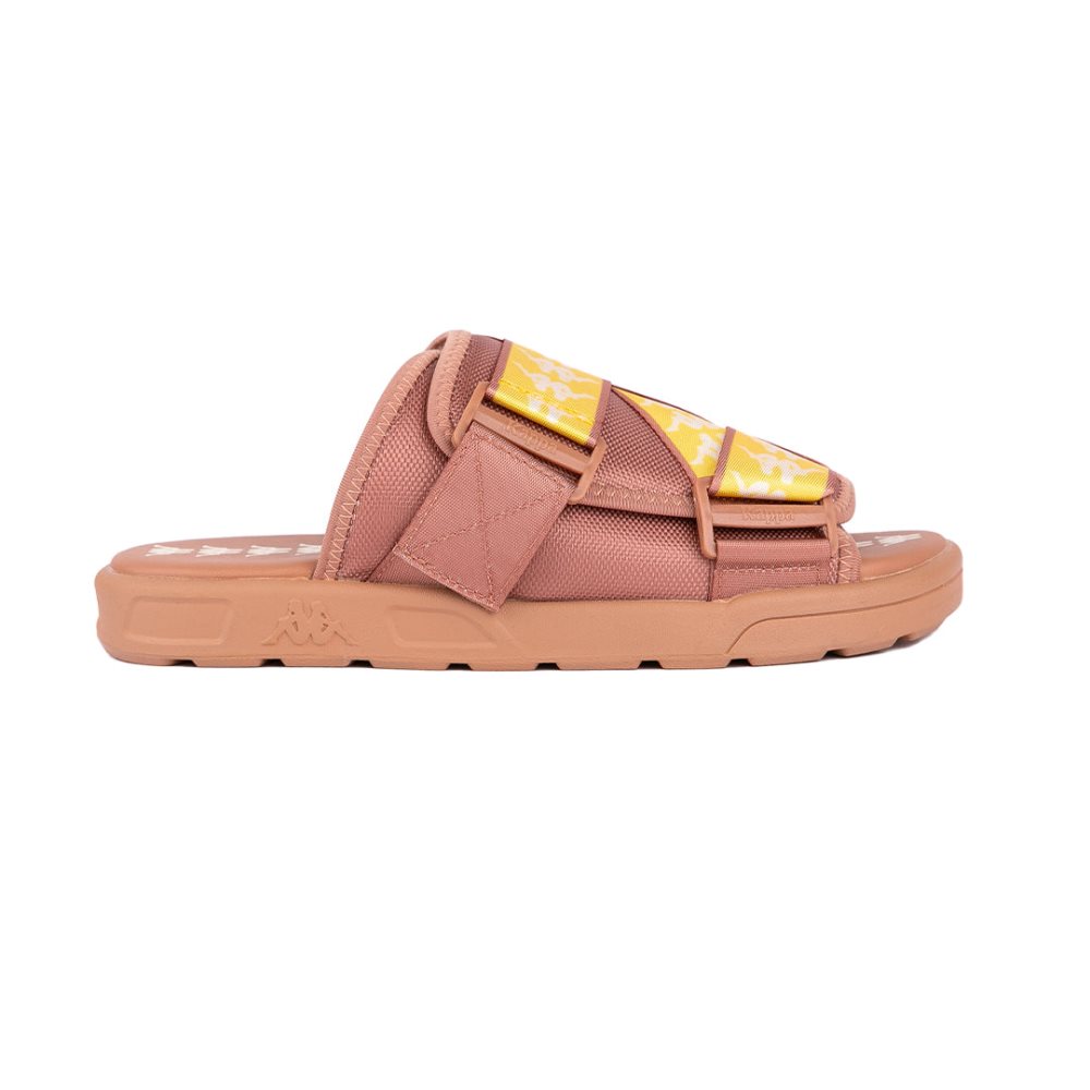 Kappa 222 Banda Mitel 1 Sandals Brown Yellow | IC3049651