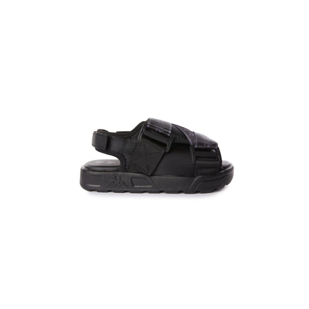 Kappa 222 Banda Mitel 2 Toddlers Sandals Black Grey | EW5429683