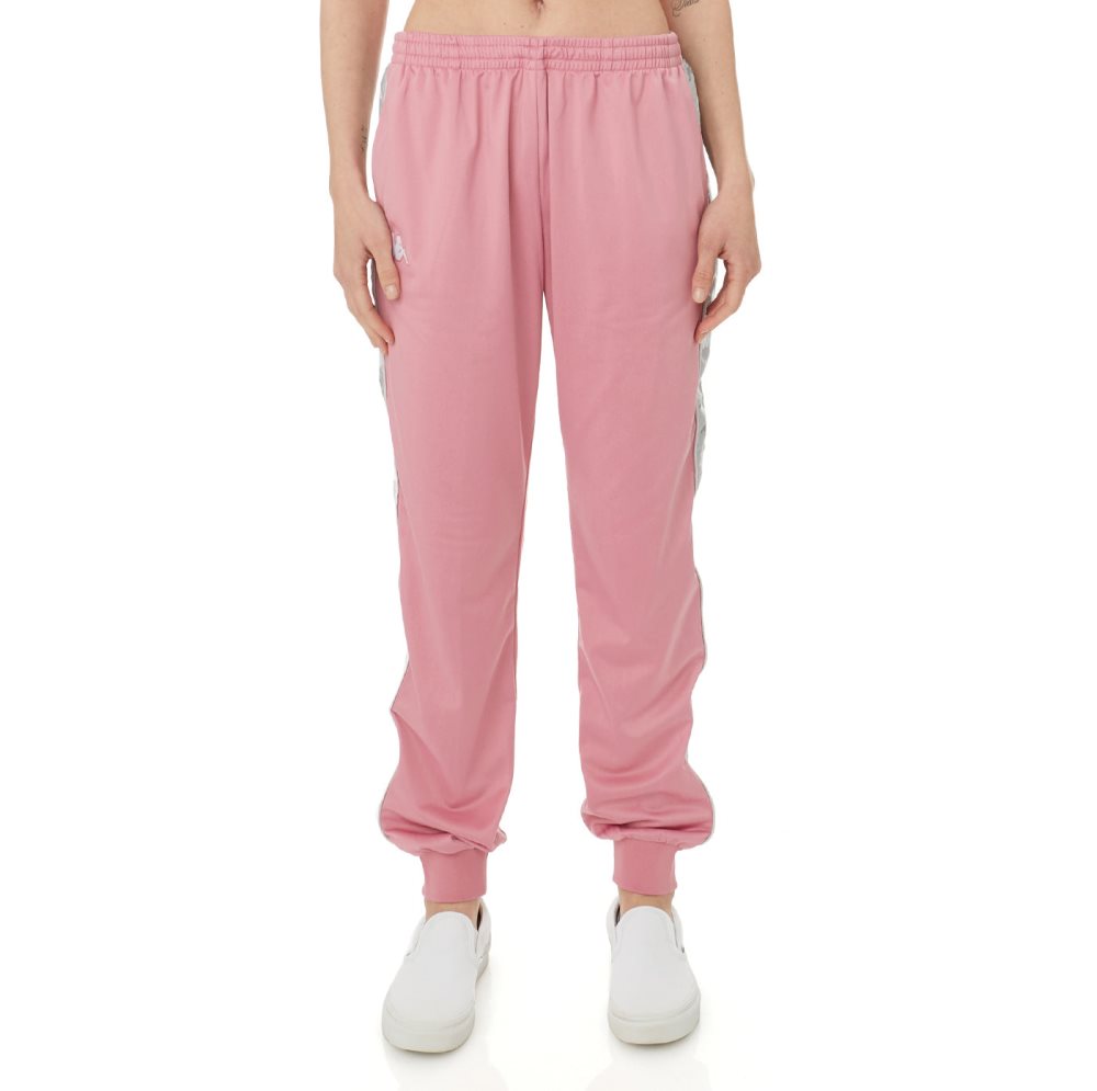 Kappa 222 Banda Oahe Track Pants Pink | DS1983257