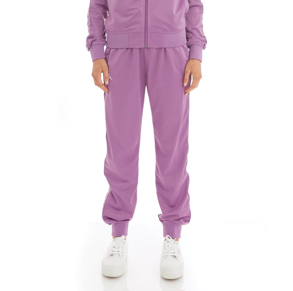 Kappa 222 Banda Oahe Track Pants Purple Lavender | OS2503197