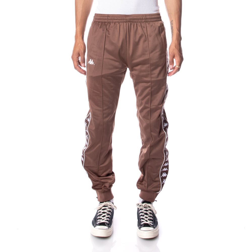 Kappa 222 Banda Rastoriazz Track Pants Brown White | AS2804713