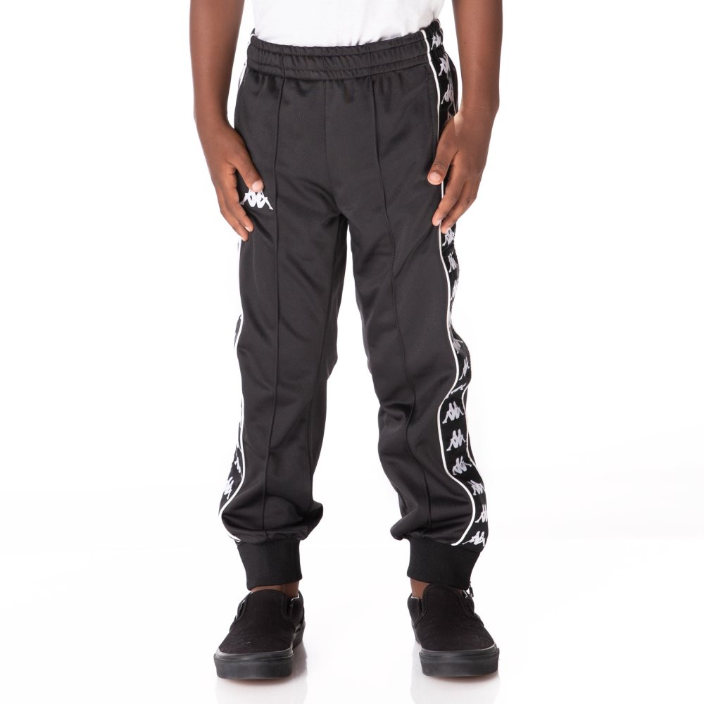 Kappa 222 Banda Rastoriazz Track Pants Black | KP6875094