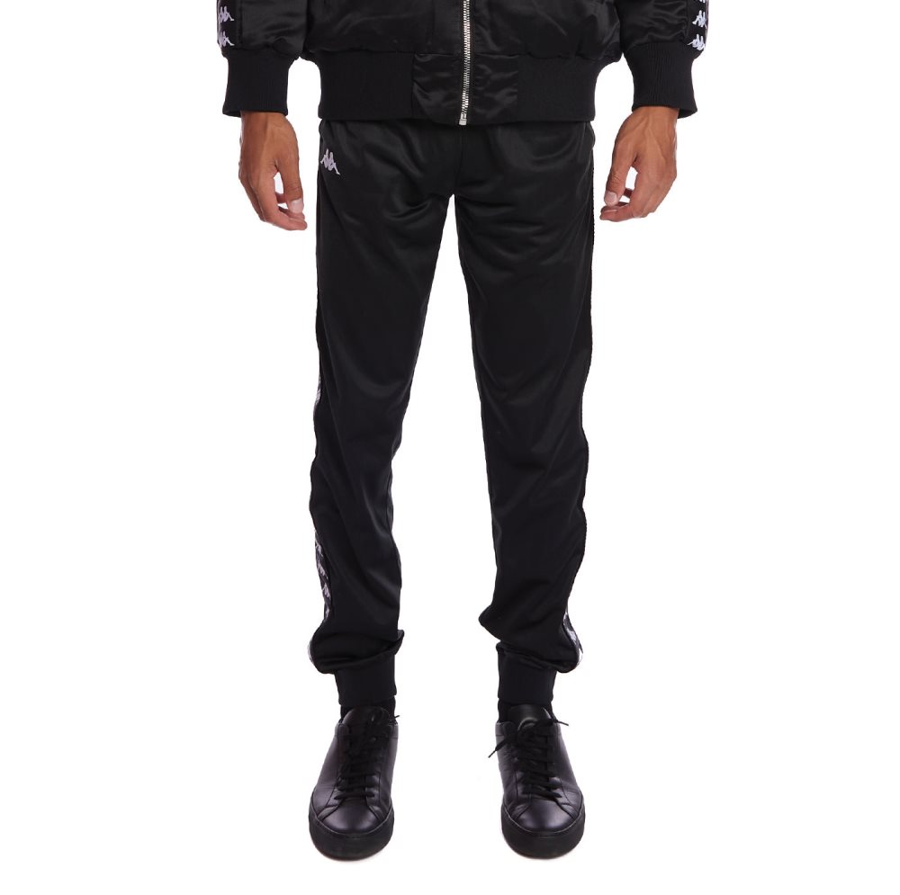 Kappa 222 Banda Rastoriazz Track Pants Black | VF1630729