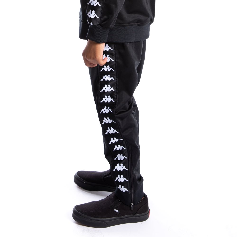 Kappa 222 Banda Rastoriazz Track Pants Black | XQ2694850