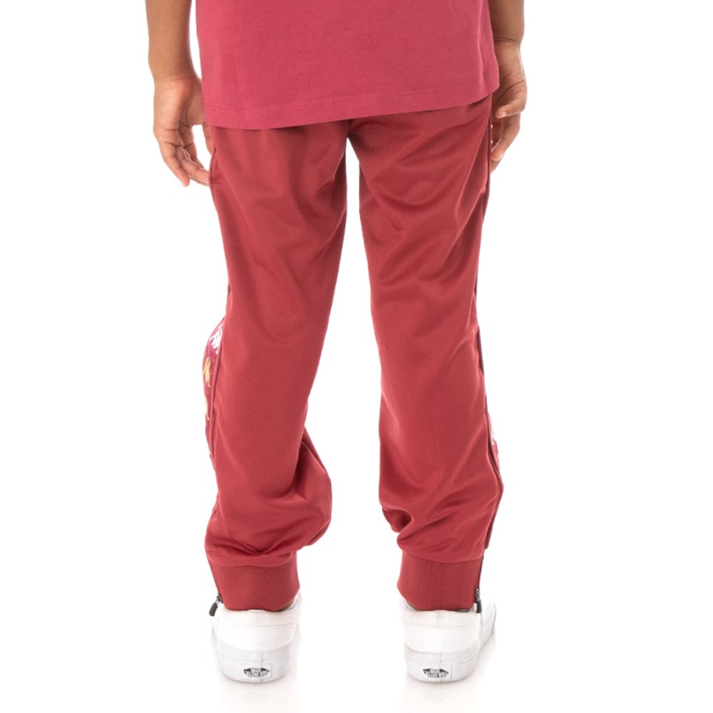 Kappa 222 Banda Rastoriazzin Track Pants Burgundy | AV5296031