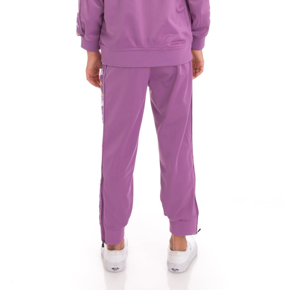 Kappa 222 Banda Rastoriazzin Track Pants Purple Lavender | FD6503918
