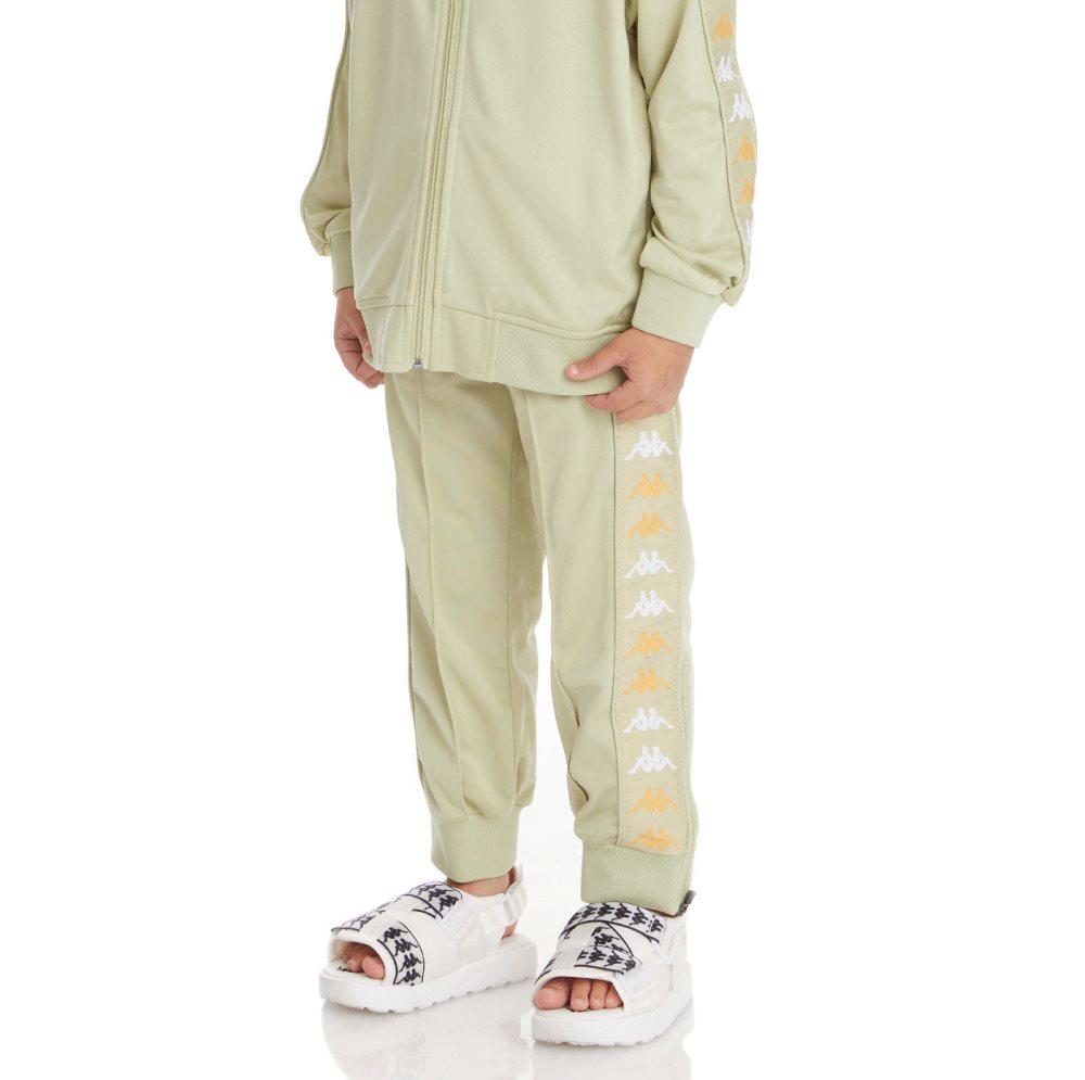 Kappa 222 Banda Rastoriazzin Track Pants Green Olive | TB6850942