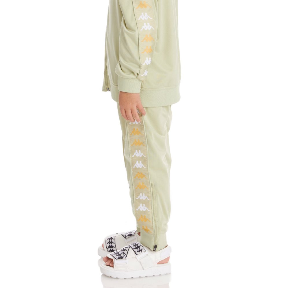 Kappa 222 Banda Rastoriazzin Track Pants Green Olive | TB6850942