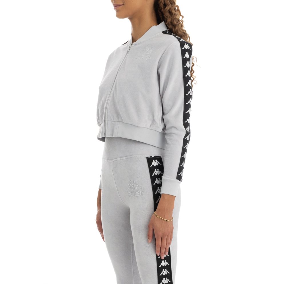 Kappa 222 Banda Servelle Track Jackets Grey | XR7203198