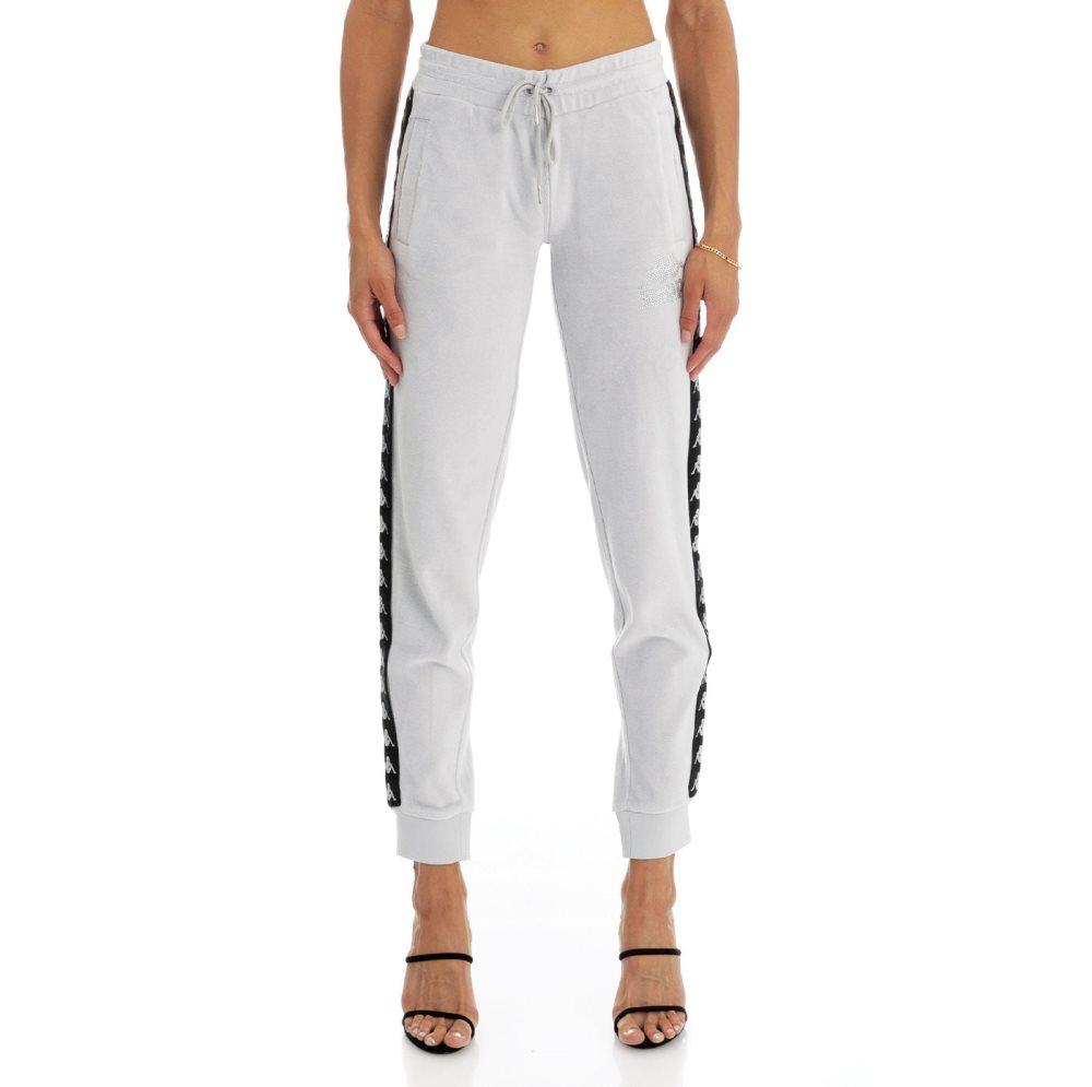 Kappa 222 Banda Shiner Track Pants Grey | QM6389517