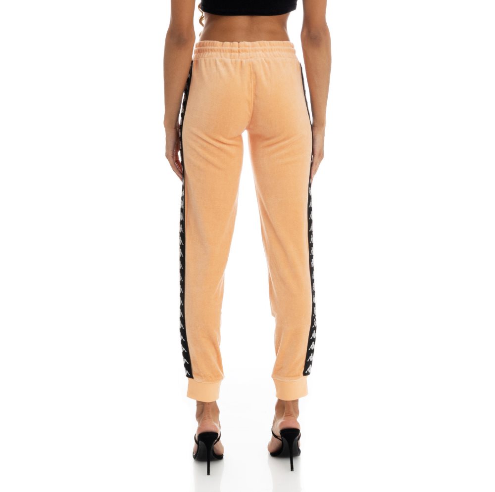 Kappa 222 Banda Shiner Track Pants Orange Coral | WH9564237